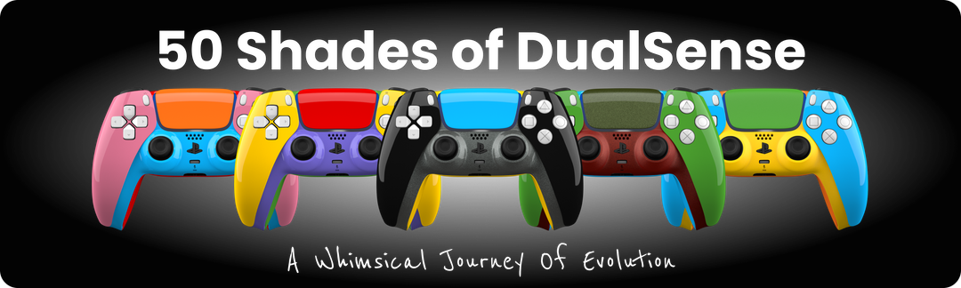 50 shades of PlayStation controllers: A Whimsical Journey of Evolution