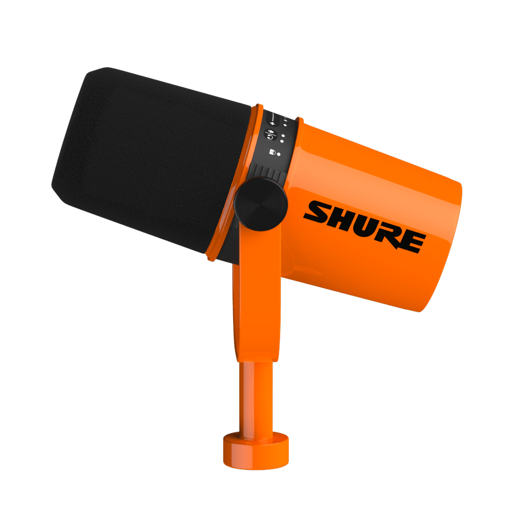 Calm Orange Shure MV7 Microphone Skin